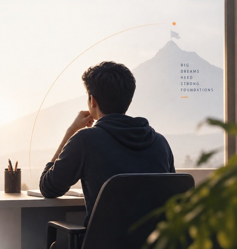 अभ्यास करत असलेला विद्यार्थी